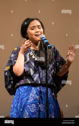 This is the Avatar Image for the Gita Gutawa (Indonesian Artist) AI Voice and Text to Speech Generator